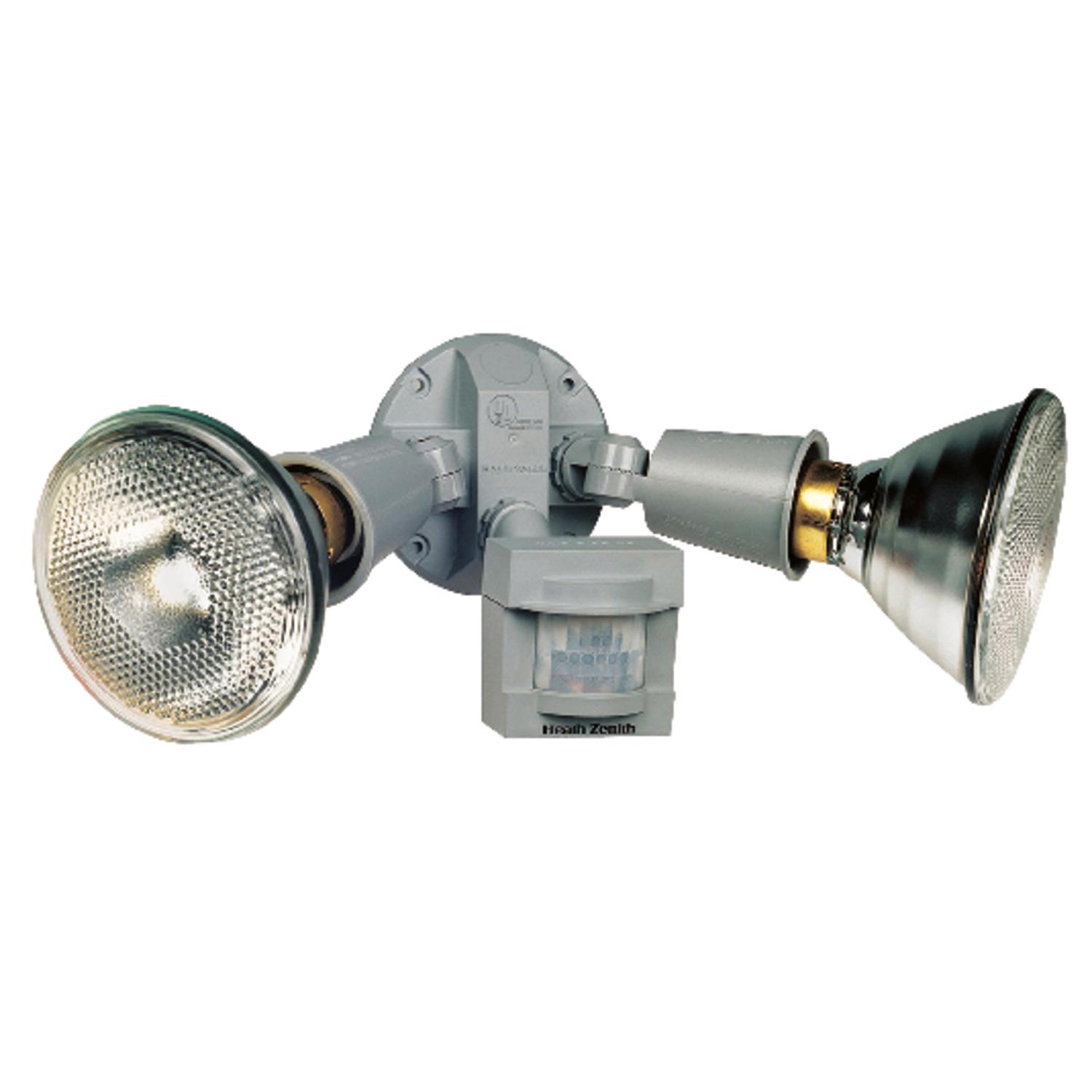 UPC 016963554085 product image for Heath Zenith 120 W Gray Motion Activated Twin Flood Security Light (HZ-5408-GR) | upcitemdb.com