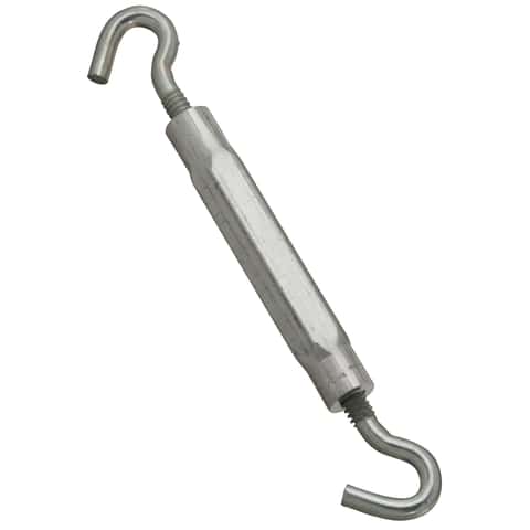 National Hardware Zinc-Plated Aluminum/Steel Turnbuckle 45 lb. cap. 6 in. L National Hardware Zinc-Plated Aluminum/Steel Turnbuckle 45 lb. cap. 6 in. L