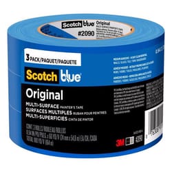 ScotchBlue .94 in. W X 60 yd L Blue Medium Strength Original Painter's Tape 3 pk