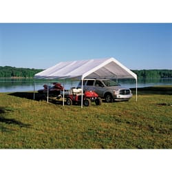 ShelterLogic Super Max Polyethylene Peak Canopy 11 ft. H X 18 ft. W X 20 ft. L