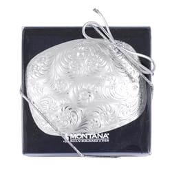 Montana Silversmiths Rippled Roped Silver Belt Buckle