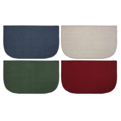 Kane Home 18 in. W X 30 in. L Assorted Kitchen Slice Polyester Accent Rug