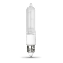 Feit 75 W T4 Tubular Halogen Bulb 1050 lm Warm White 1 pk