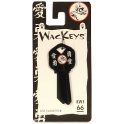 Hillman Wackey Black Dragon House/Office Universal Key Blank Single