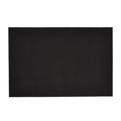 Chilewich 24 in. W X 72 in. L Black Solid Vinyl Runner Mat