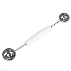 Chef Craft Silver/White Plastic/Stainless Steel Double Melon Baller