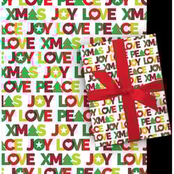 Paper Images Multi-Color Christmas Gift Wrap