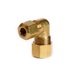 ATC 3/8 in. Compression X 1/4 in. D Compression Brass 90 Degree Elbow