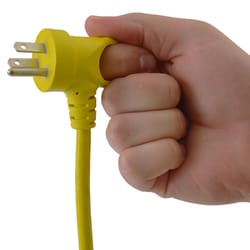 Conntek Indoor or Outdoor 9 ft. L Yellow Extension Cord 16/3 SJTW