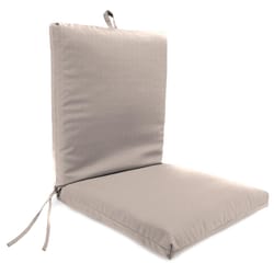 Jordan Manufacturing Beige Polyester Chair Cushion