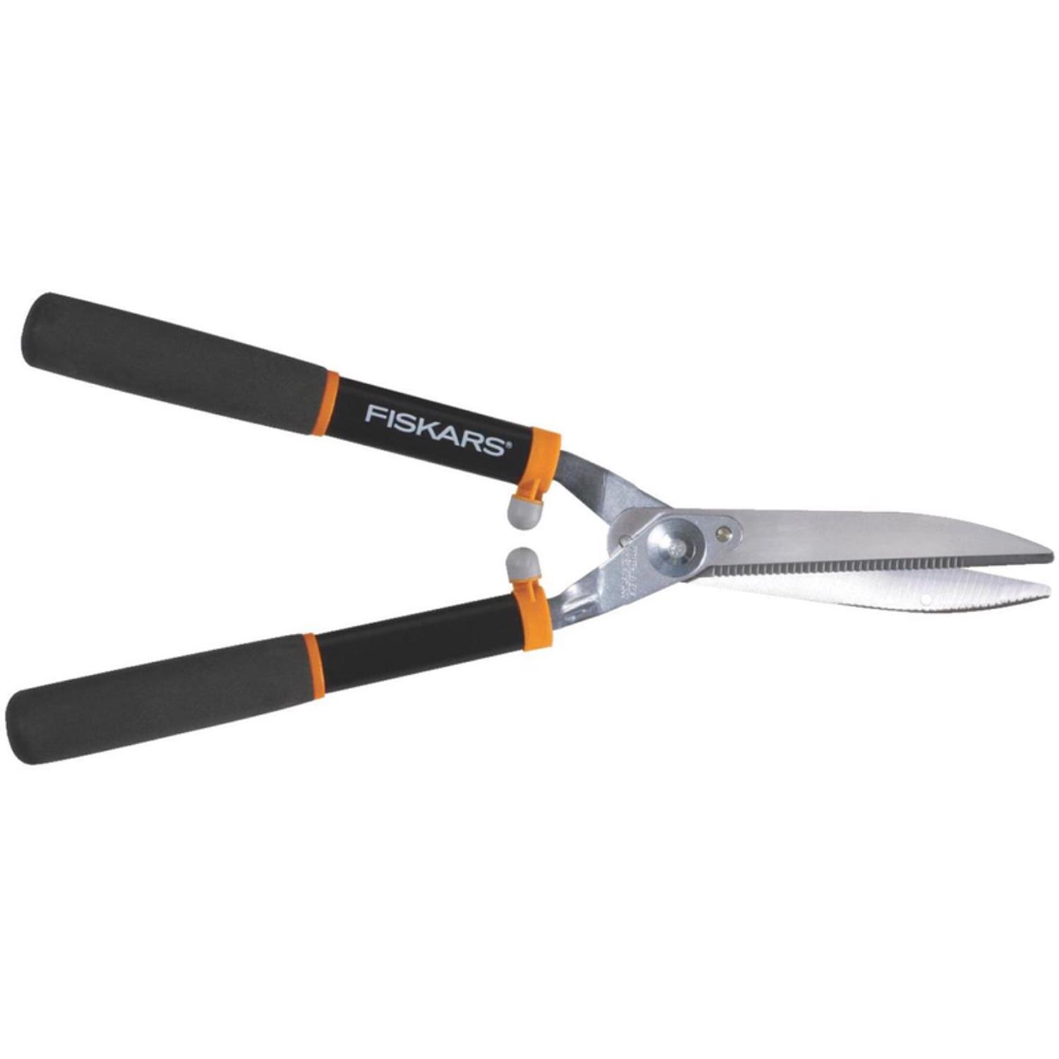 Fiskars Power-Lever Steel Serrated Hedge Shears