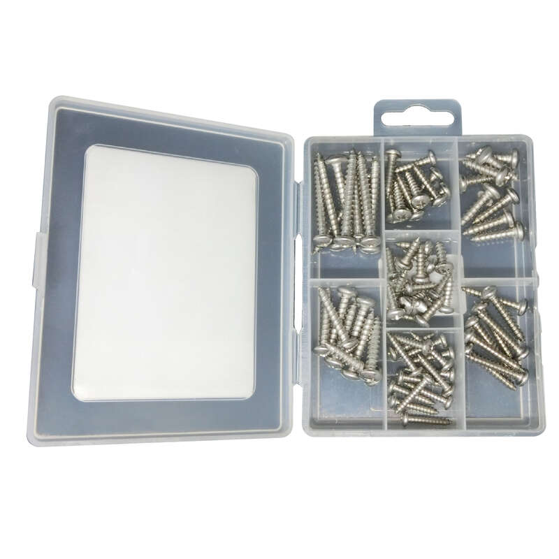 Ace Assorted Sizes x 1/2 11/2 in. L Phillips Pan Head Stainless Steel Sheet Metal Screw Kit