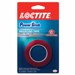 Loctite Power Grab Double Sided 3/4 in. W X 60 in. L Mounting Tape Clear