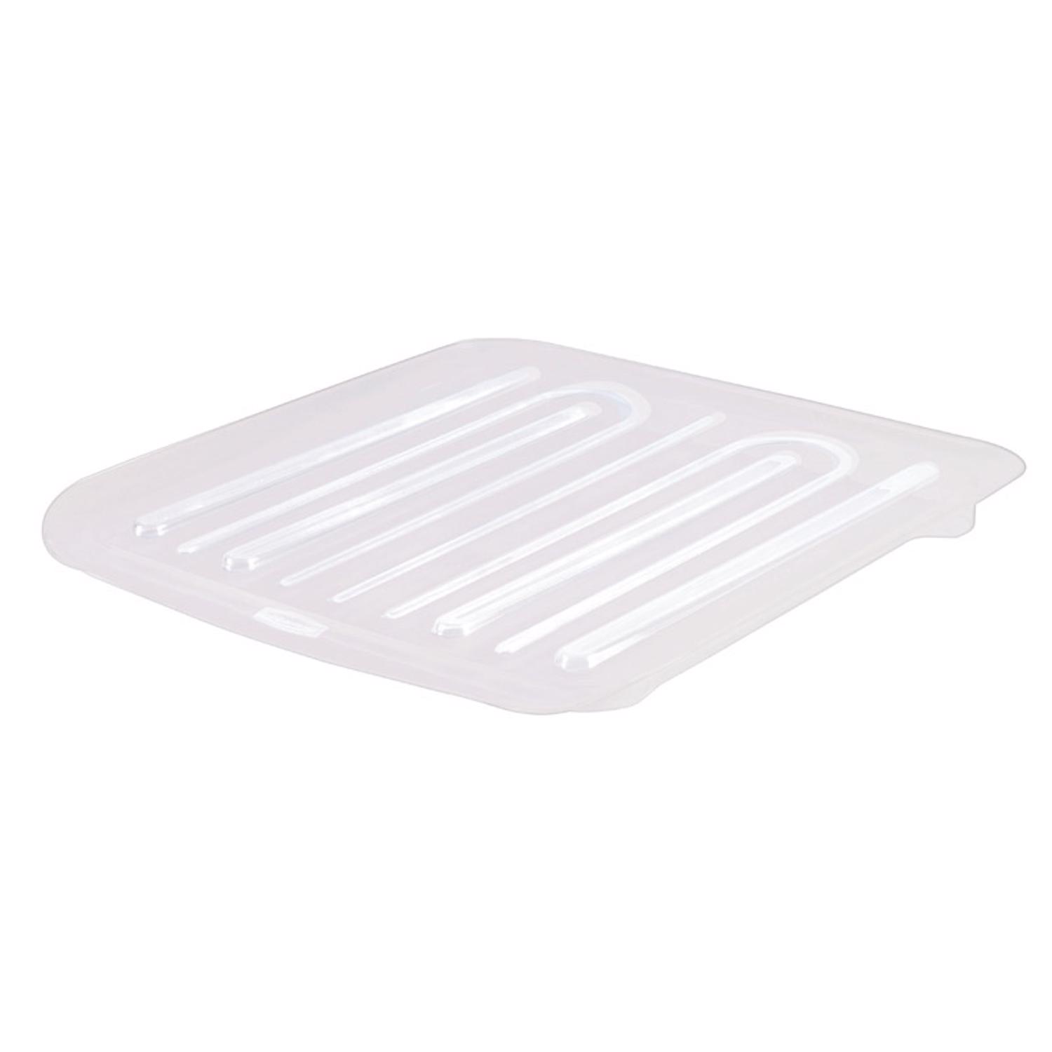 Departments - Rubbermaid 14.3 in. L X 12.5 in. W X 5.4 in. H White Steel Dish  Drainer