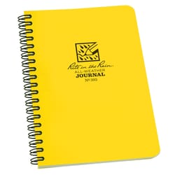 Rite in the Rain 4.75 in. W X 7 in. L Spiral Yellow All-Weather Notebook