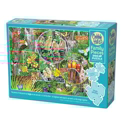 Cobble Hill Rainforest Magic Jigsaw Puzzle Cardboard 350 pc