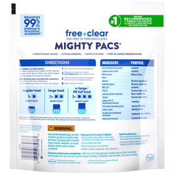 All Mighty Pacs Free & Clear Scent Laundry Detergent Pod 25.8 oz 39 pk