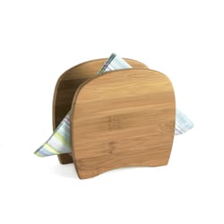 Lipper International 5.5 in. H X 6 in. W X 2.75 in. D Brown Napkin Holder