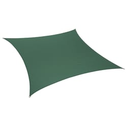 Coolaroo Polyethylene Square Shade Sail Canopy 12 ft. W X 12 ft. L