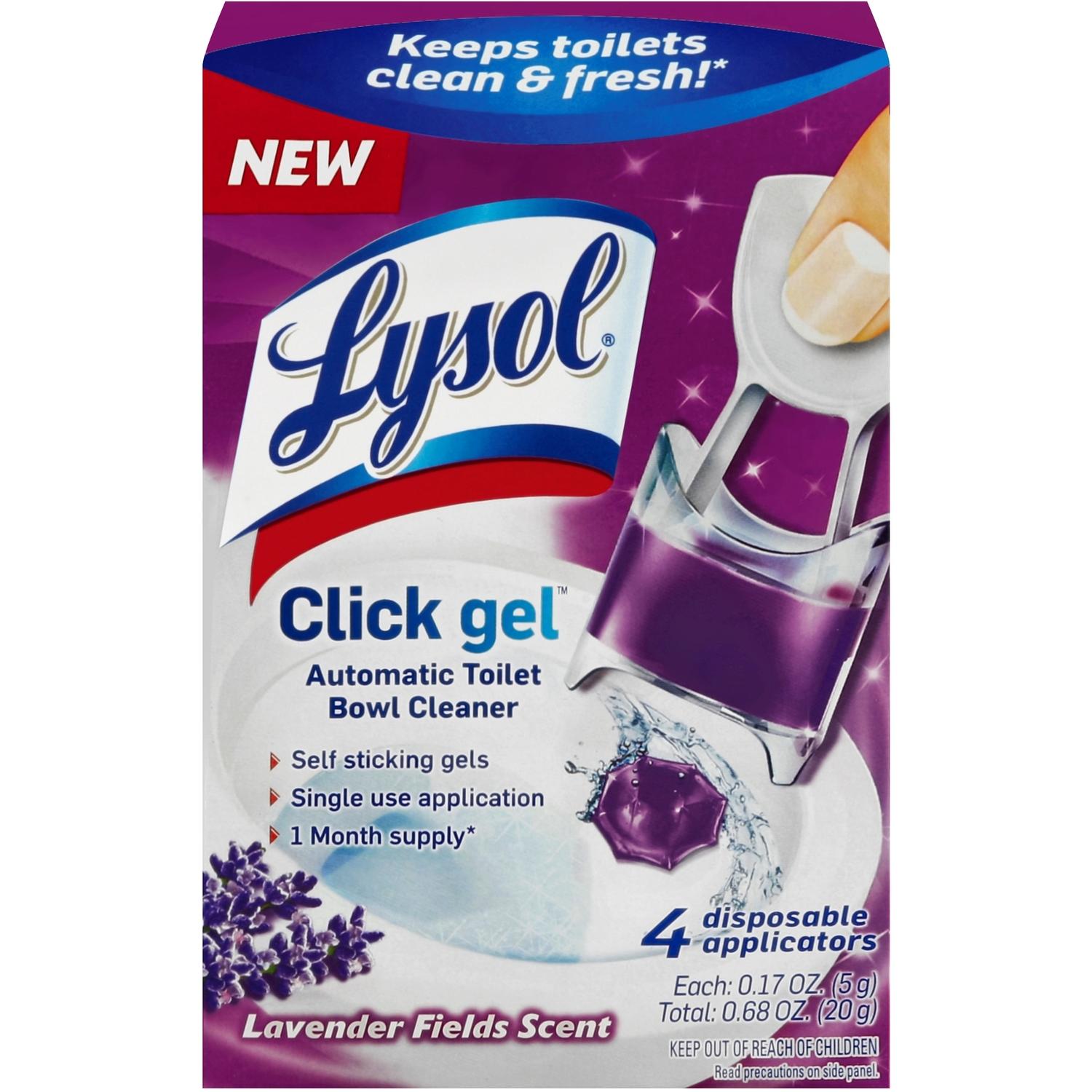 UPC 019200929196 product image for Lysol Click Gel Lavender Scent Automatic Toilet Bowl Cleaner 0.68 oz. Gel | upcitemdb.com