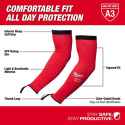 Milwaukee Cut-Resistant Arm Sleeve Red