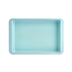 KitchenAid 9 in. W X 13 in. L Cake Pan Blue 1 pc