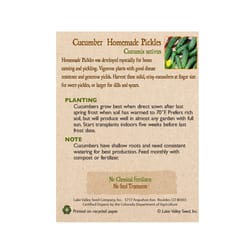 Lake Valley Seed Cucumber Seeds