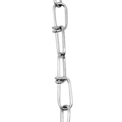 Boss Pet Silver Twist Steel Tie Out Chain Small