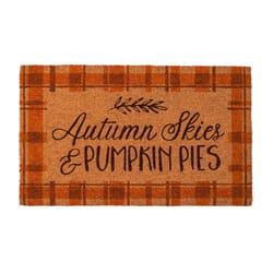 Entryways 28 in. W X 17 in. L Natural Autumn Skies Coir Door Mat