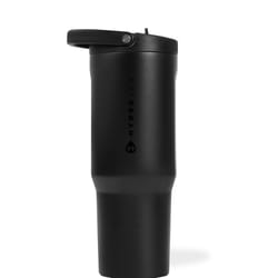 Hydrojug 32 oz Black Sports Water Bottle w/Straw