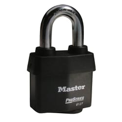 Master Lock ProSeries 4.1 in. H X 2.1 in. W X 1.1 in. L Laminated Steel 5-Pin Cylinder Weather-Resis