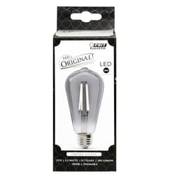 Feit ST19 E26 (Medium) LED Bulb Smoke Daylight 25 Watt Equivalence 1 pk