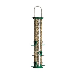 Droll Yankees New Generation Songbird 2 lb Polycarbonate Tube Bird Feeder 6 ports