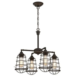 Westinghouse Nolan Oil Rubbed Bronze Brown 4 lights Chandelier