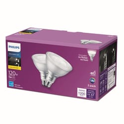 Philips PAR38 E26 (Medium) LED Floodlight Bulb Bright White 120 Watt Equivalence 2 pk