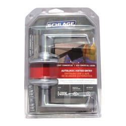 Schlage Elan Satin Chrome Storeroom Lockset 1-3/4 in.