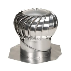 Air Vent Air Hawk 21.3 in. H X 14 in. D Mill Aluminum Turbine and Base