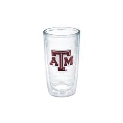 Tervis Collegiate 16 oz Texas A&M Aggies Clear BPA Free Tumbler