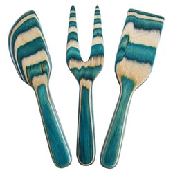 Totally Bamboo Baltique Mykonos Multicolored Bamboo Cheese Tool Set