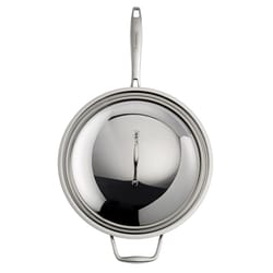 Tramontina Gourmet Stainless Steel Wok 12 in. Silver