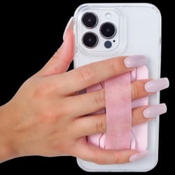 LoveHandle Pro Pink Diamond Glitter Cell Phone Grip For All Mobile Devices