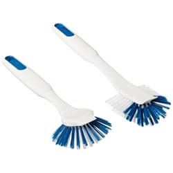 Good Cook Blue/White ABS Plastic Scrub Brush Set