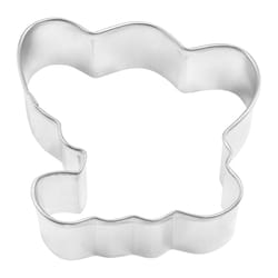 R&M International Corp Elephant Baby 3 in. W X 3 in. L Cookie Cutter Silver 1 pc