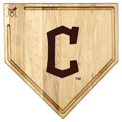 Baseball BBQ MLB 17 in. L X 17 in. W X 1 in. Maple Cleveland Guardians Cutting Board
