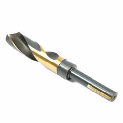 Forney Command Pro 13/16 in. High Speed Steel Silver and Deming Drill Bit 3-Flat Shank 1 pc