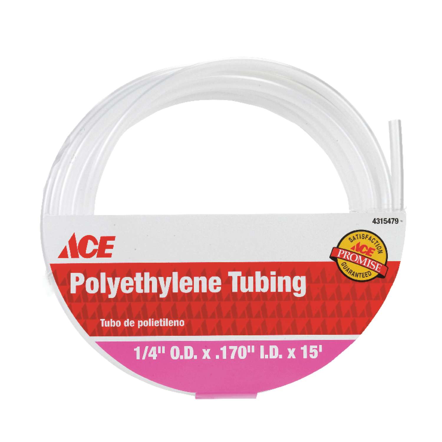 Ace ProLine 0.17 in. D X 15 ft. L Polyethylene Tubing Ace Hardware