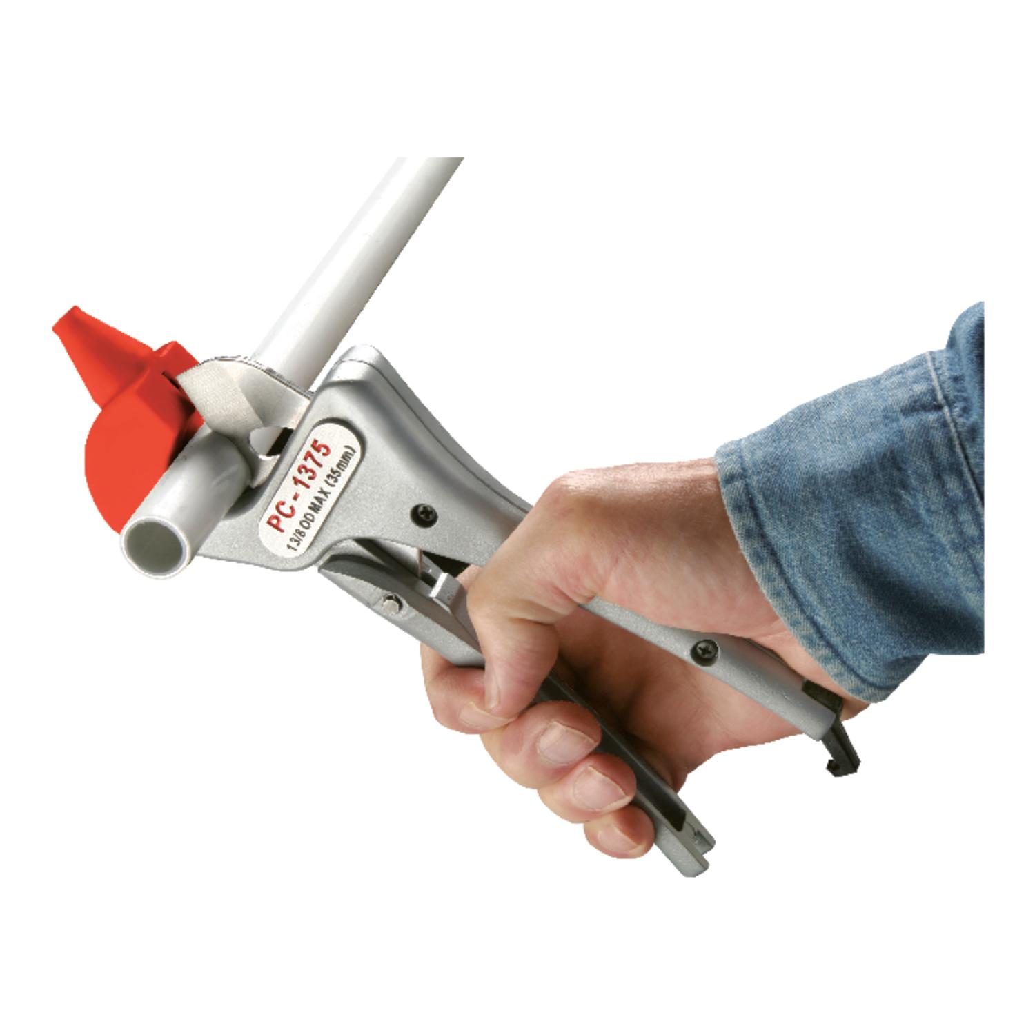 RIDGID 1-3/8 in. Plastic Pipe and Tubing Cutter Silver Mfr