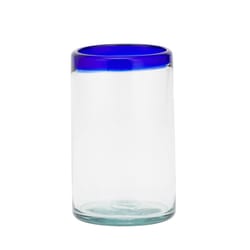 Amici Baja 19 oz Cobalt Blue Glass Highball Glass