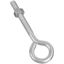 National Hardware 5/16 in. X 4 in. L Zinc-Plated Steel Eyebolt Nut Included