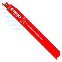 Diablo 9 in. Bi-Metal Auto Dismantling Reciprocating Saw Blade 14/18 TPI 25 pk